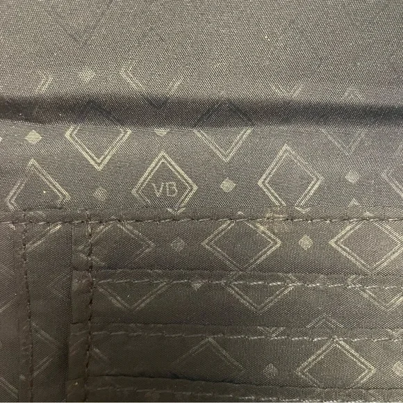 Vera Bradley Euro Wallet Lisbon Medallion RFID Trifold Snap Close Travel Compact - Picture 14 of 14